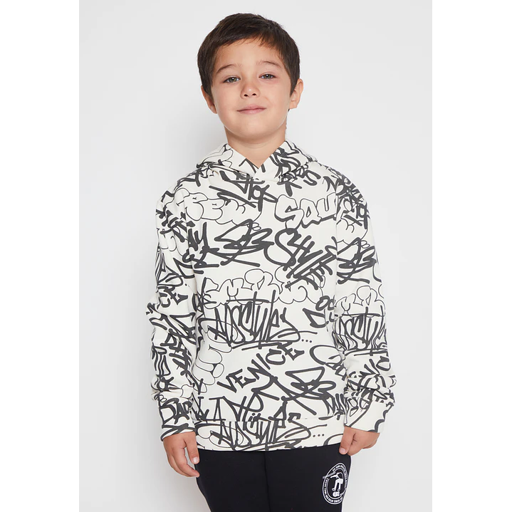 Polerón Graffiti Niño Crudo Familyshop 1