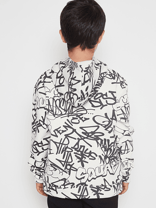 Polerón Graffiti Niño Crudo Familyshop