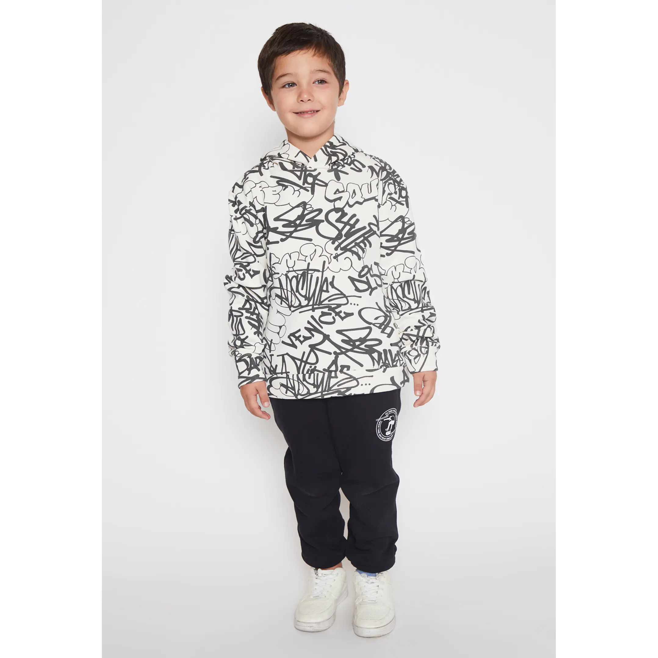 Polerón Graffiti Niño Crudo Familyshop 3