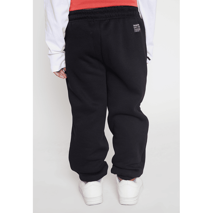 Pantalón Buzo Boston Niño Negro Familyshop 2
