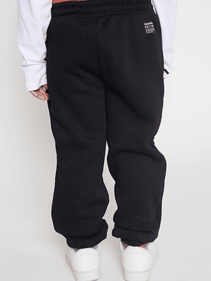 Pantalón Buzo Boston Niño Negro Familyshop