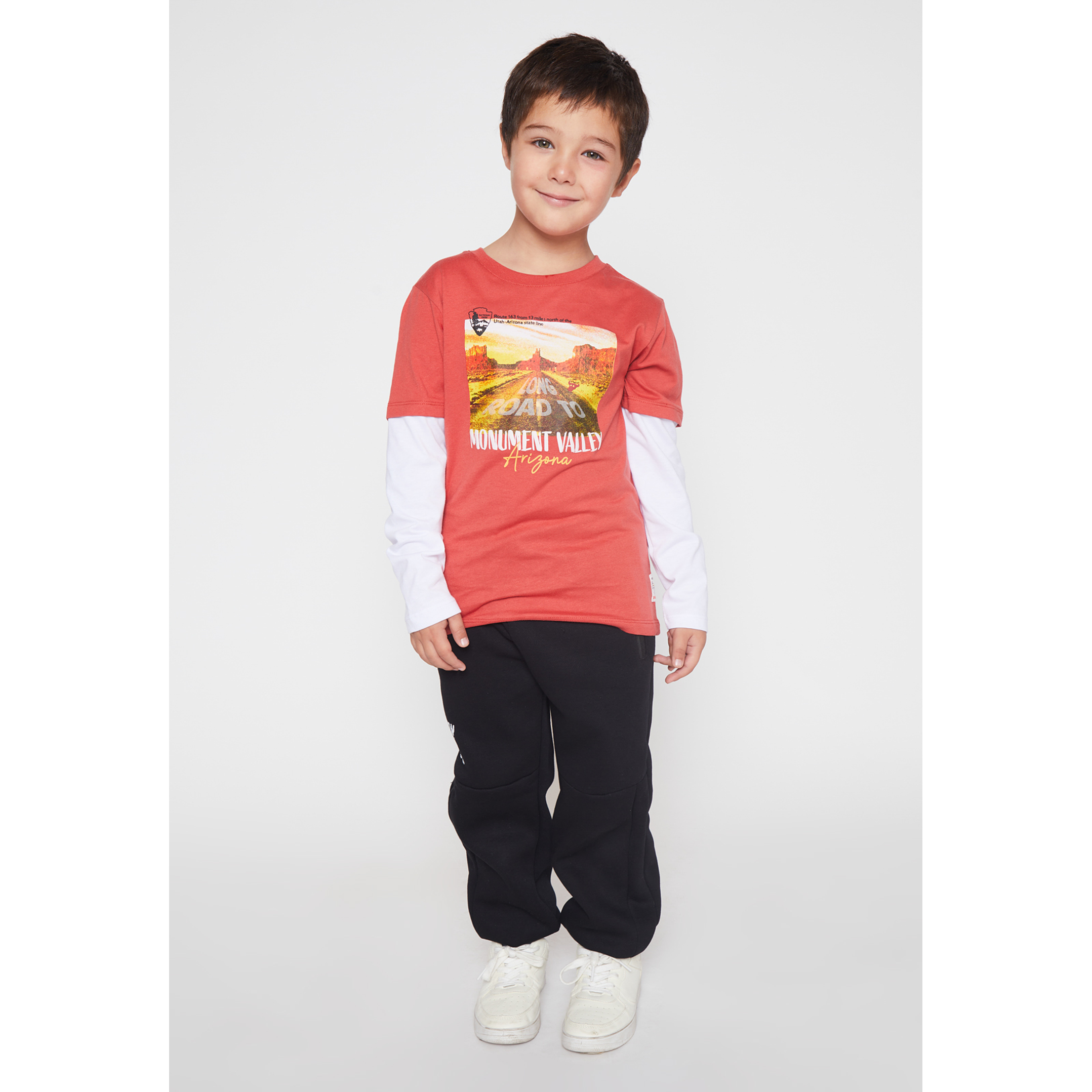 Pantalón Buzo Boston Niño Negro Familyshop 3