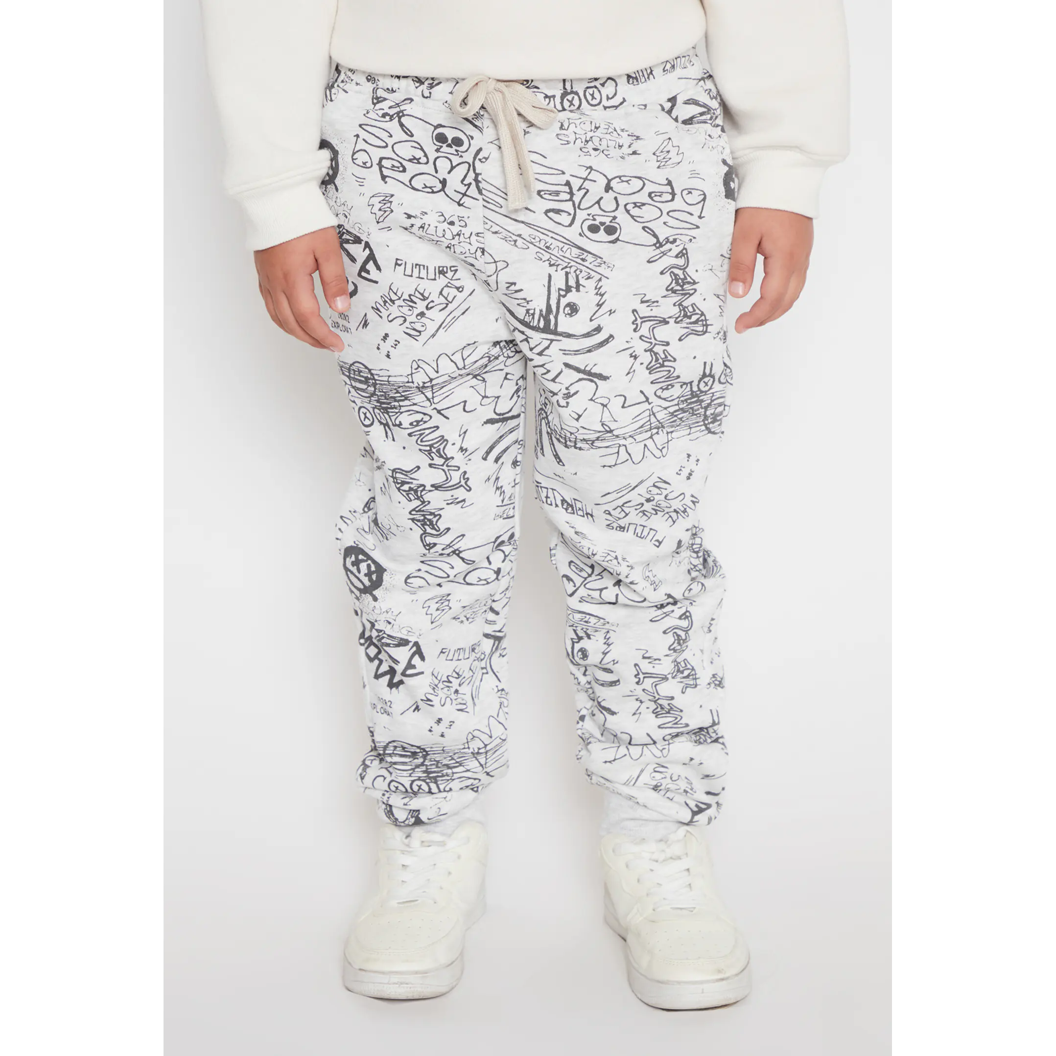 Pantalón Buzo Graffiti Niño Gris Familyshop 1