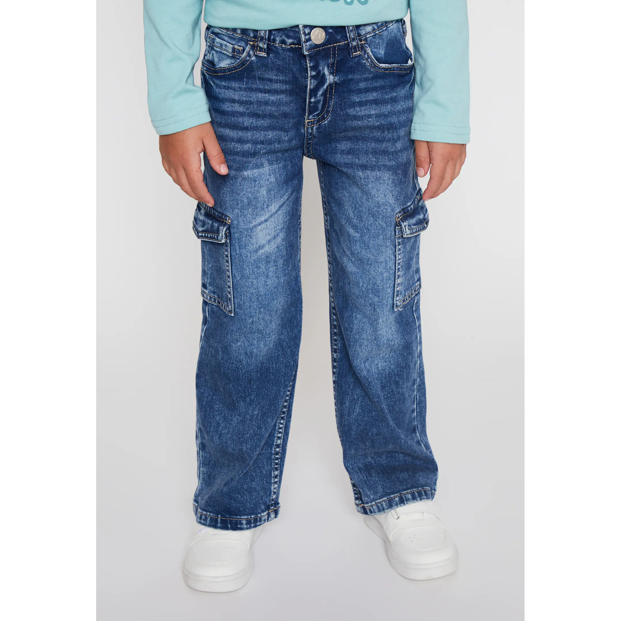 Jeans Flare Basta Niña Azul Familyshop 1