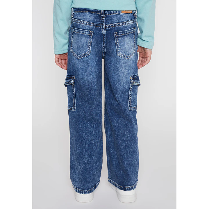 Jeans Flare Basta Niña Azul Familyshop 2