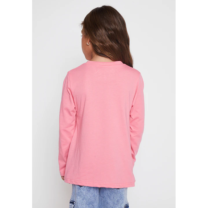 Polera Animalitos Niña Rosado Familyshop 2