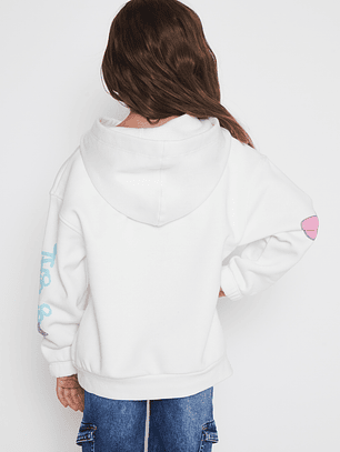 Polerón Graffiti Niña Crudo Familyshop