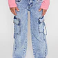Jeans Cargo Niña Azul Familyshop - Miniatura 1