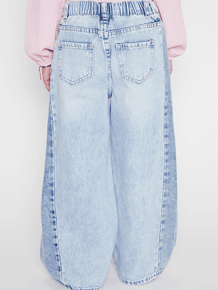 Jeans Baggy Niña Azul Familyshop