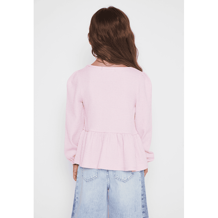 Polera Coquette Niña Lila Familyshop 2
