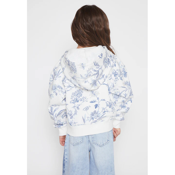 Polerón Floral Niña Azul Familyshop 2