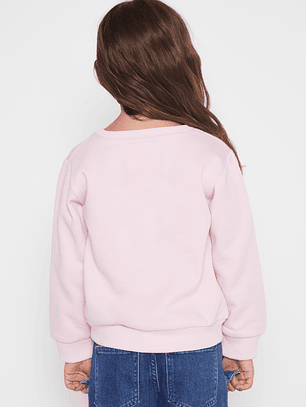 Polerón Graffiti Niña Rosado Familyshop