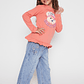 Jeans Wide Leg Flores Niña Azul Familyshop - Miniatura 3