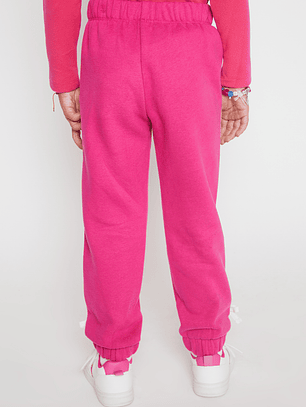 Pantalón Buzo Lazo Niña Fucsia Familyshop