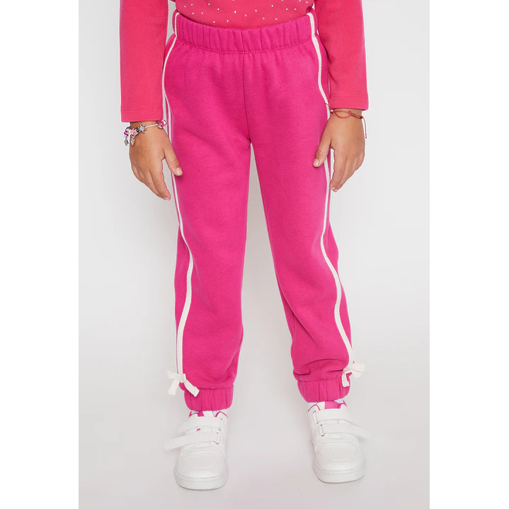 Pantalón Buzo Lazo Niña Fucsia Familyshop 1
