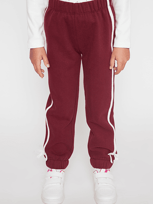 Pantalón Buzo Lazo Niña Burdeo Familyshop