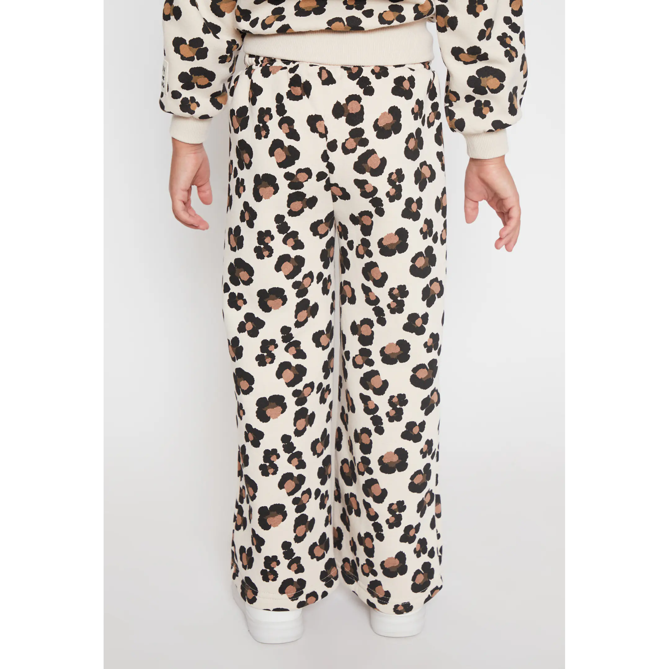 Pantalón Buzo Wide Leg Niña Beige Familyshop 2