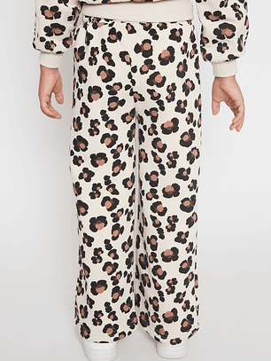 Pantalón Buzo Wide Leg Niña Beige Familyshop