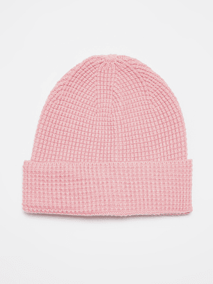 Gorro Waffle Unisex Rosado Familyshop