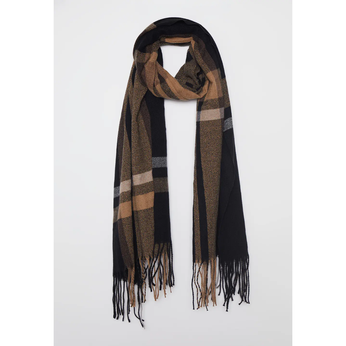 Bufanda Escocesa Hombre Café Familyshop 3