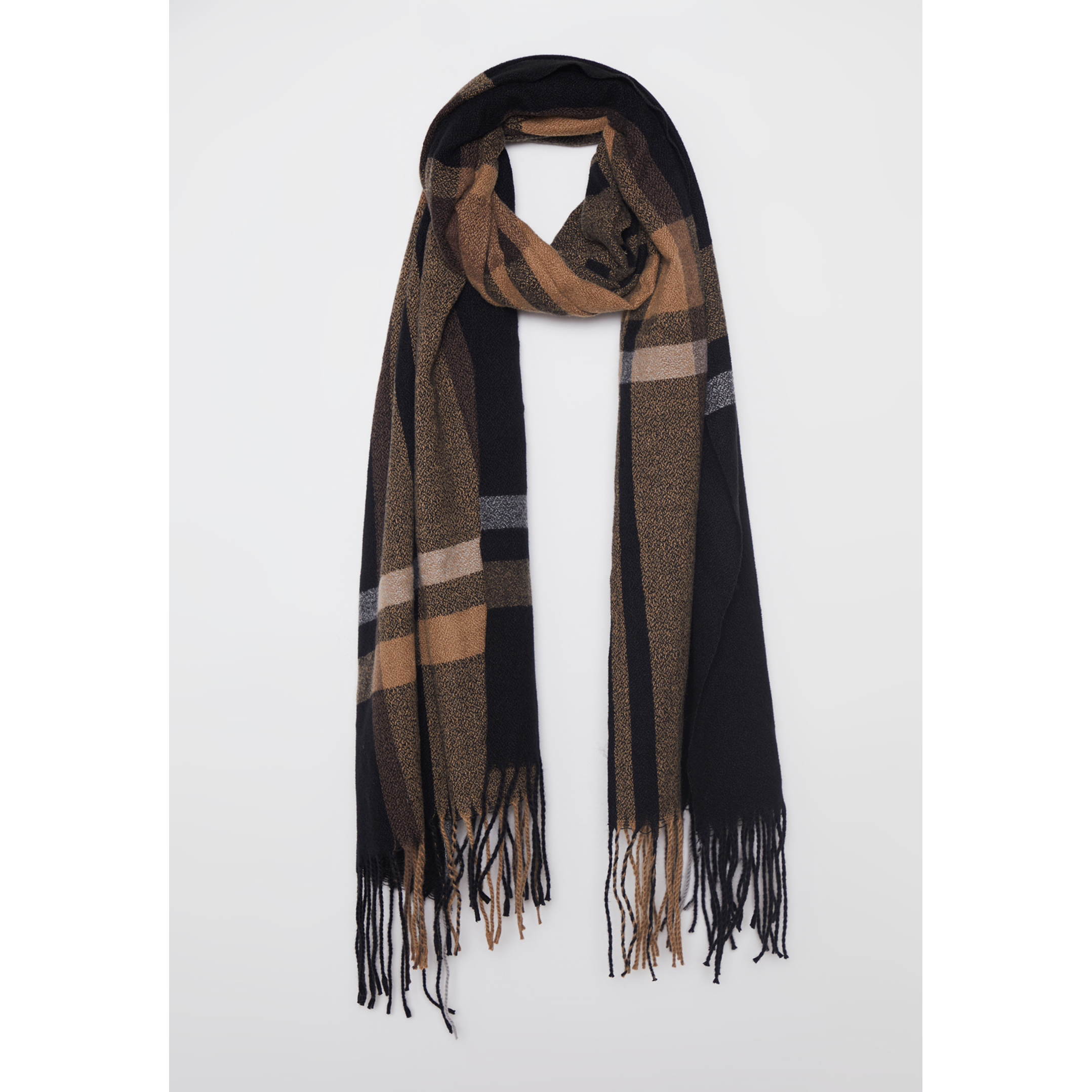 Bufanda Cuadros Hombre Café Familyshop 1