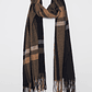 Bufanda Cuadros Hombre Café Familyshop - Miniatura 1