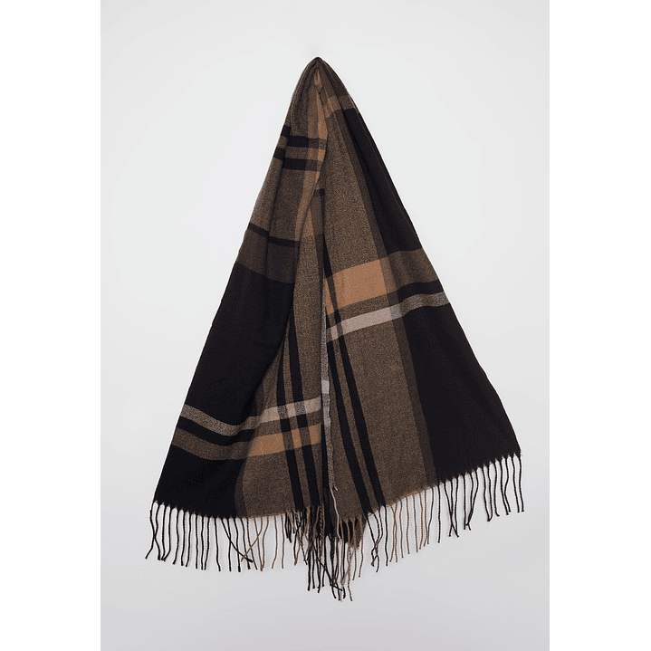 Bufanda Cuadros Hombre Café Familyshop 2