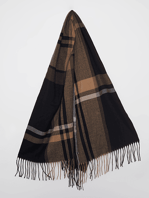 Bufanda Cuadros Hombre Café Familyshop