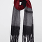 Bufanda Cuadros Hombre Rojo Familyshop - Miniatura 1