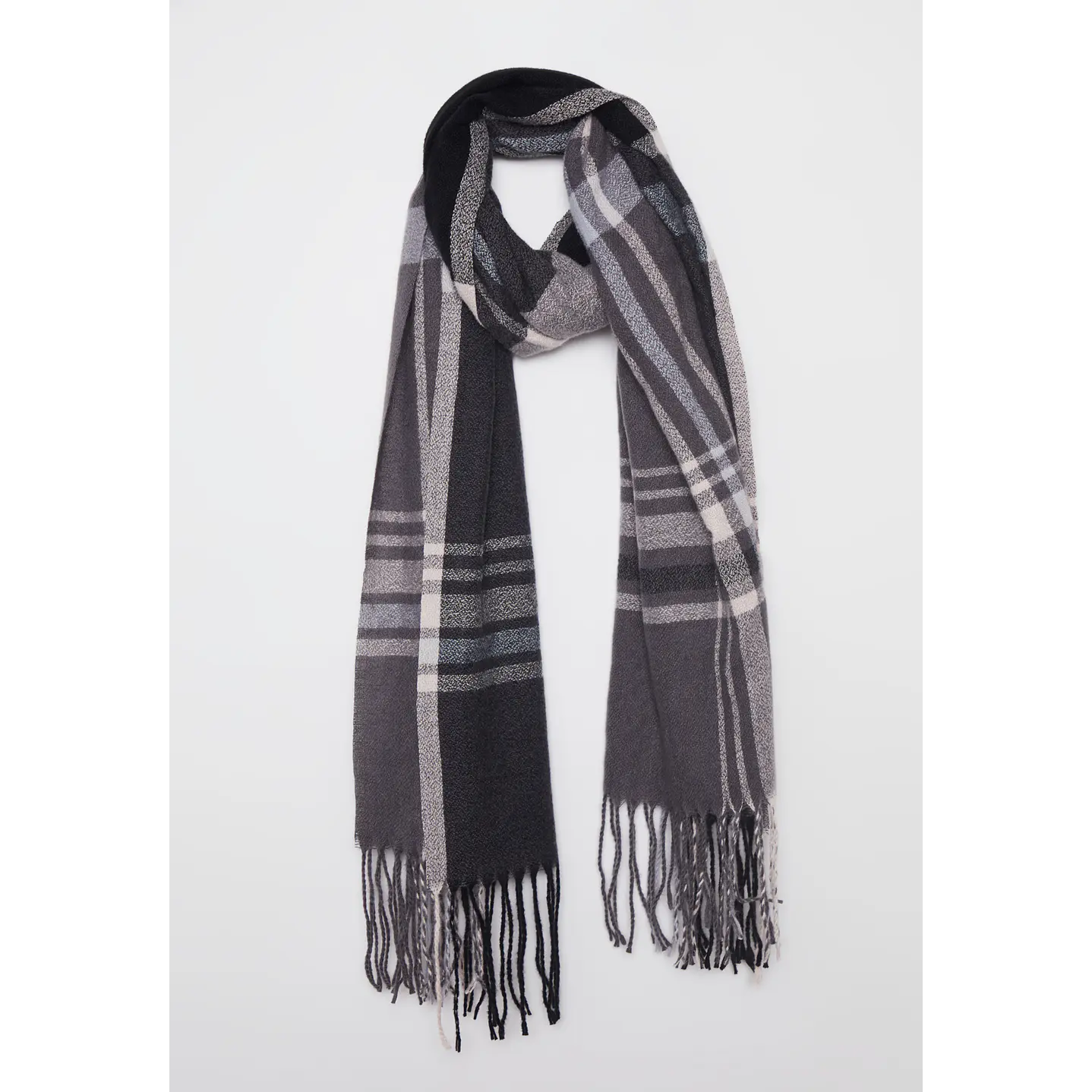 Bufanda Escocesa Hombre Gris Familyshop 1