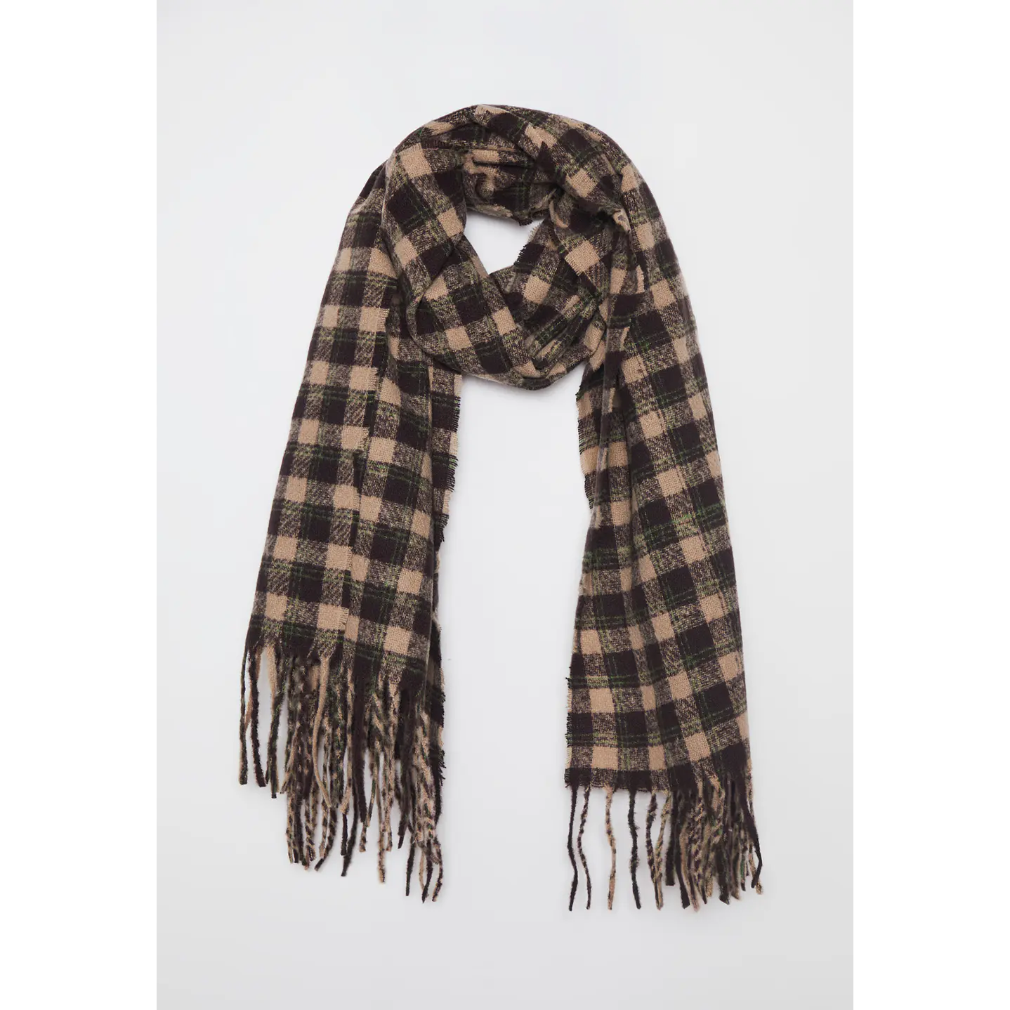 Bufanda Cuadros Hombre Café Familyshop 1