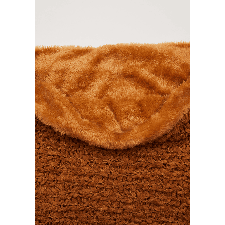 Cuello Corderito Mujer Café Familyshop 2