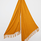 Bufanda Pañuelo Flecos Mujer Mostaza Familyshop - Miniatura 2