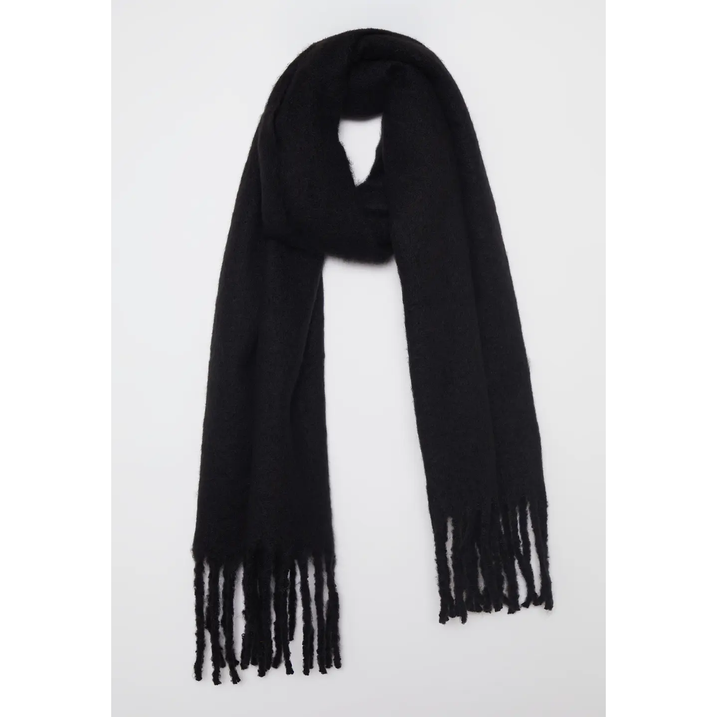 Bufanda Liso Mujer Negro Familyshop 1