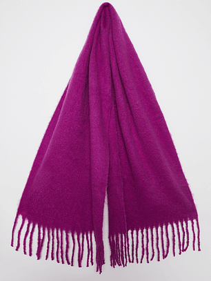 Bufanda Liso Mujer Magenta Familyshop