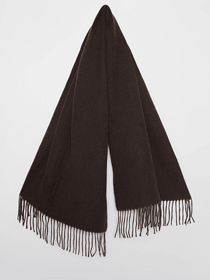 Bufanda Flecos Mujer Café Familyshop