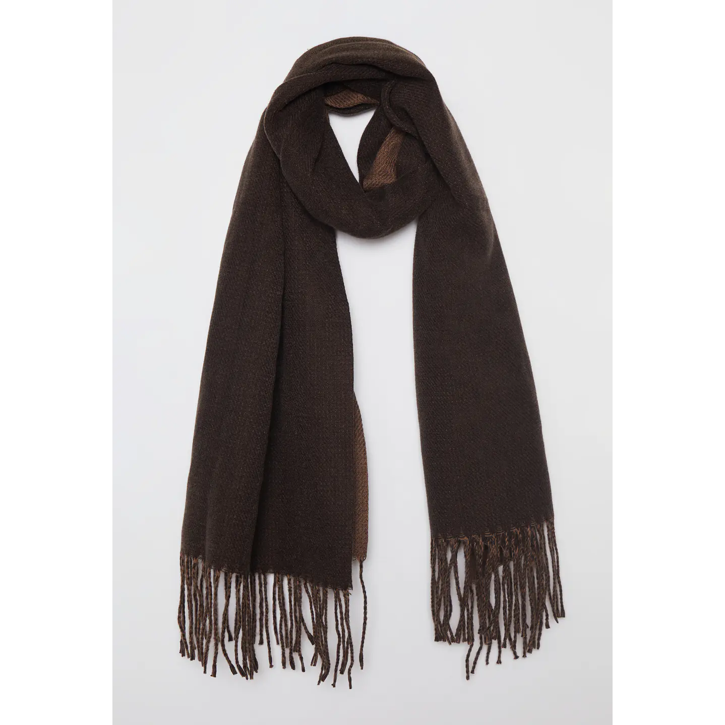 Bufanda Flecos Mujer Café Familyshop 1
