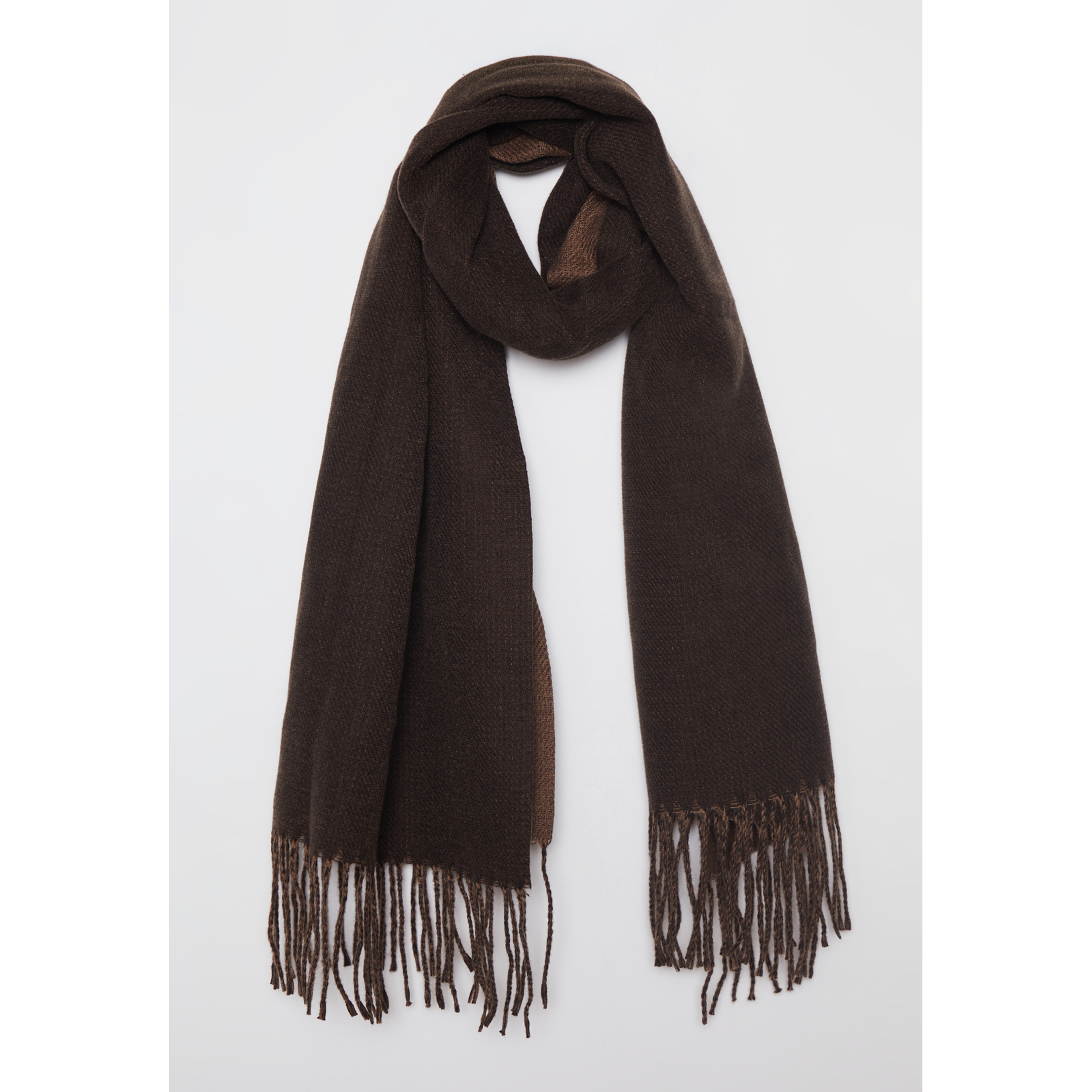 Bufanda Flecos Mujer Café Familyshop 1