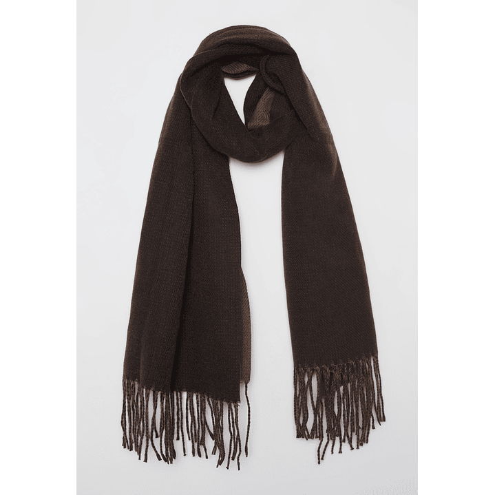 Bufanda Flecos Mujer Café Familyshop 1