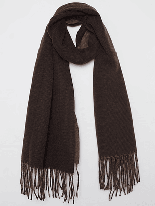 Bufanda Flecos Mujer Café Familyshop