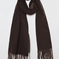 Bufanda Flecos Mujer Café Familyshop - Miniatura 1