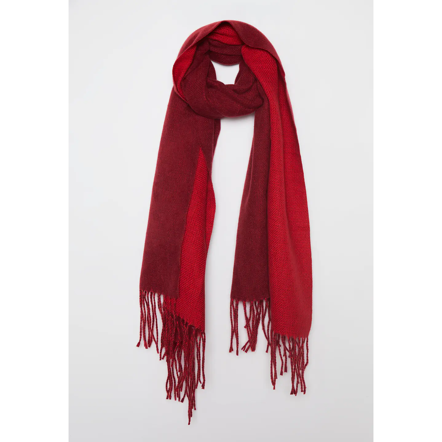 Bufanda Flecos Mujer Rojo Familyshop 1
