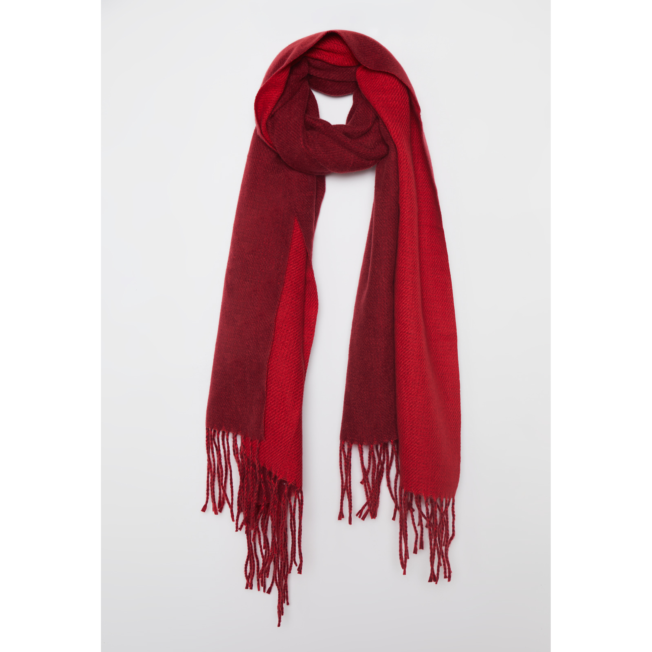 Bufanda Flecos Mujer Rojo Familyshop 1