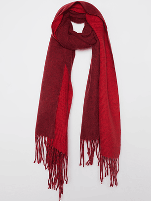 Bufanda Flecos Mujer Rojo Familyshop