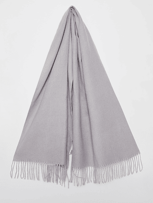 Bufanda Flecos Mujer Gris Familyshop