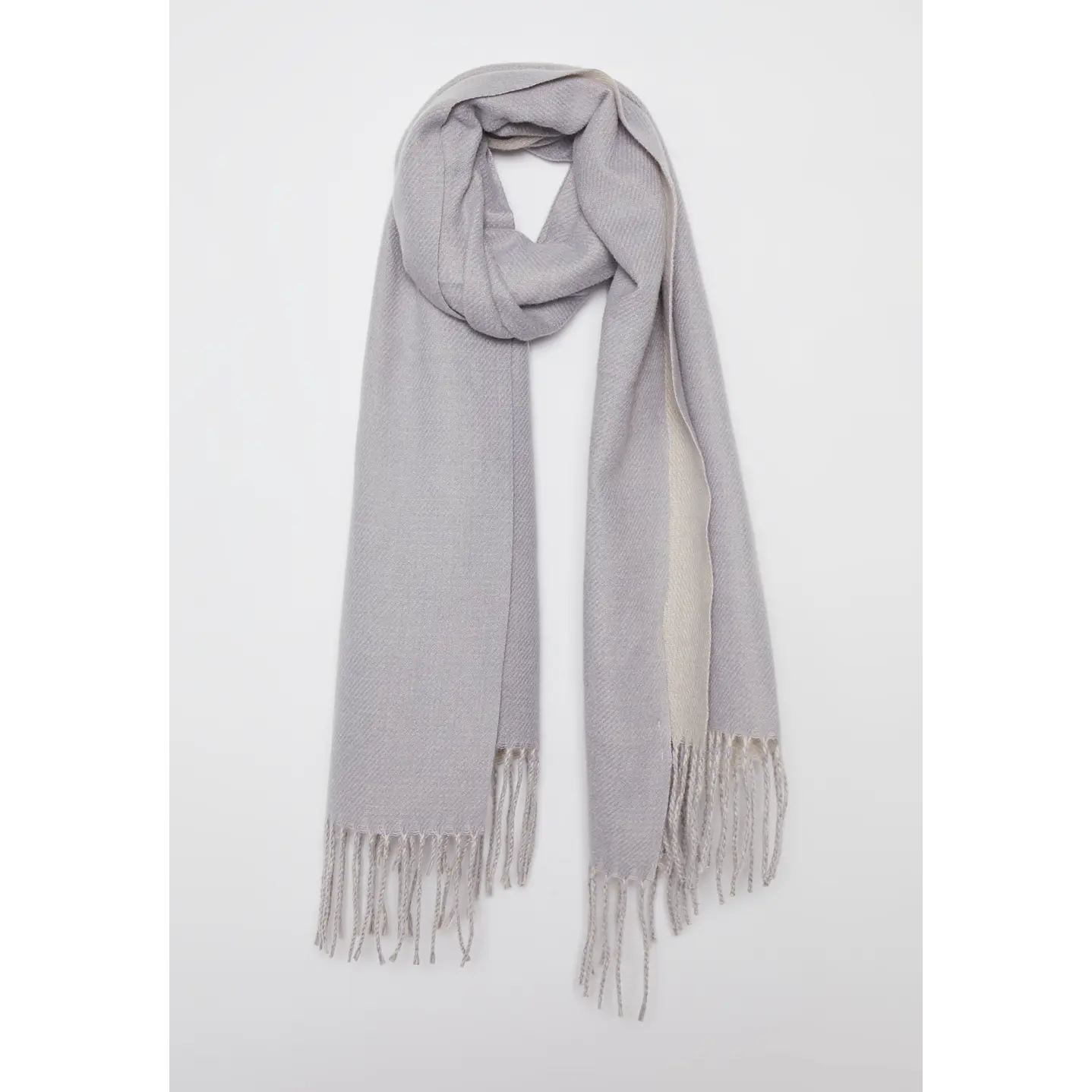 Bufanda Flecos Mujer Gris Familyshop 1