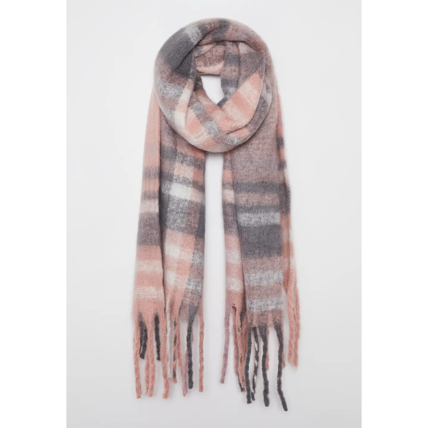 Bufanda Escocesa Mujer Rosado Familyshop 1