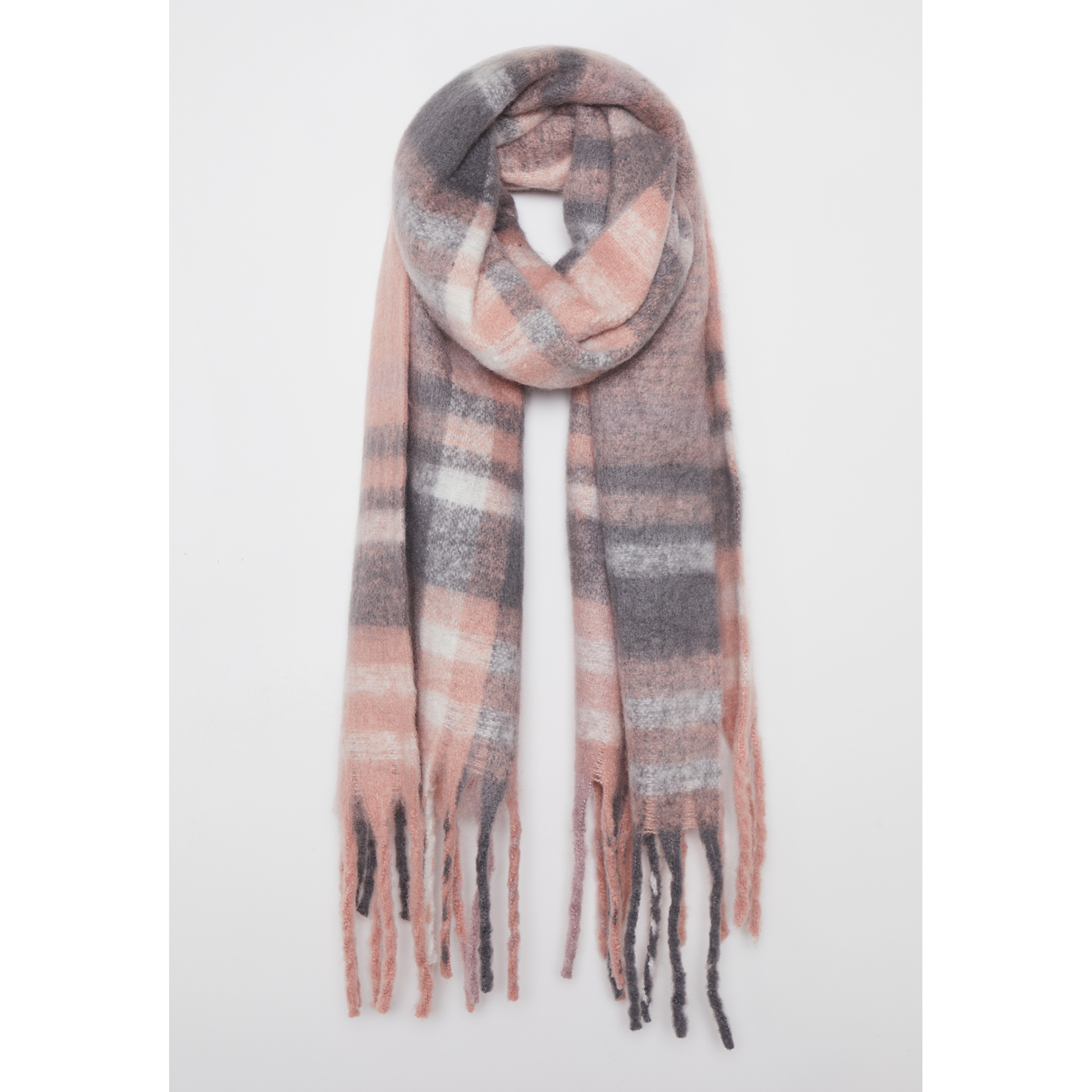 Bufanda Escocesa Mujer Rosado Familyshop 1