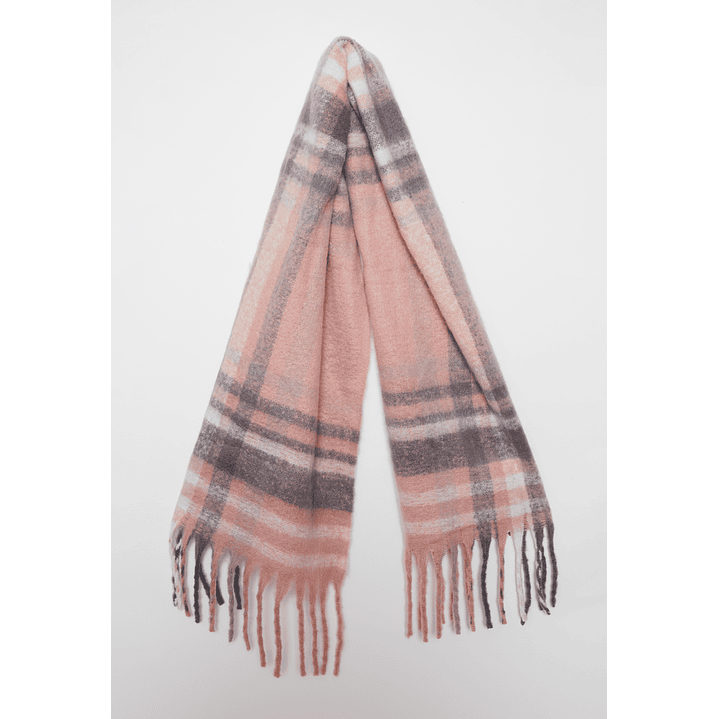 Bufanda Escocesa Mujer Rosado Familyshop 2