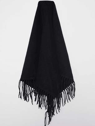 Bufanda Triangular Mujer Negro Familyshop